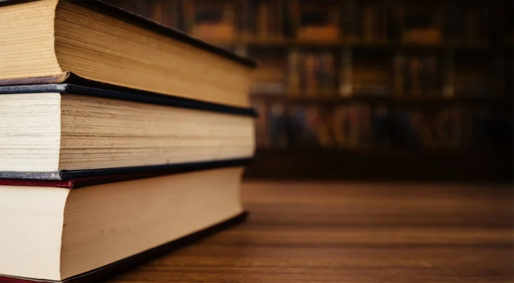 pile of books