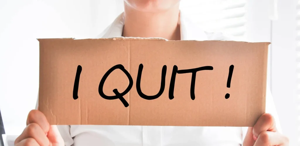 quit illustration
