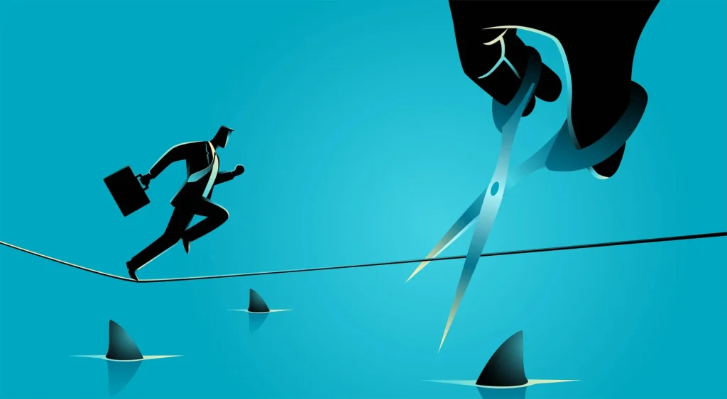 Sabotaging career illustration