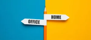 Signage that says home and office